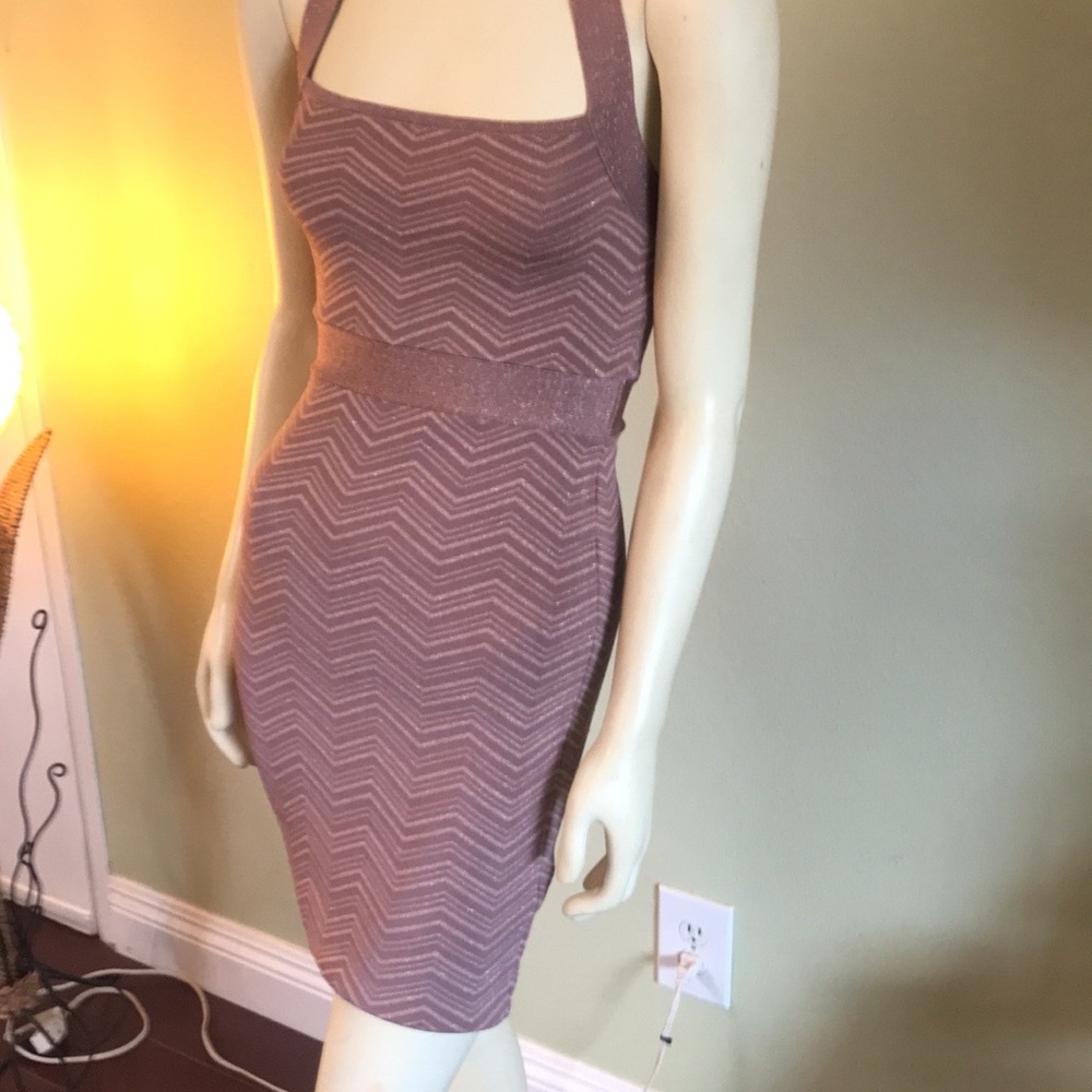 “New Arrivals” Brand-New W/O Tag Women’ Bebe Bandage Mini Dress Backless Dress. View 4